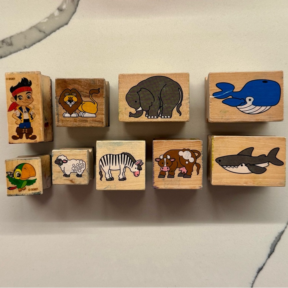 Kids Rubber Stamp Set